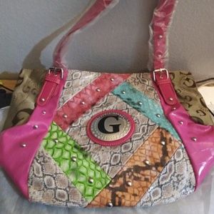 Multi colored Large Purse
